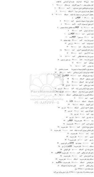 مزایده، مزایده فروش کولر سلولزی موتور 7000 سپهر الکتریک  و...