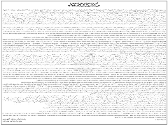 مزایده ،مزایده ششدانگ یک قطعه زمین کاربری مسکونی