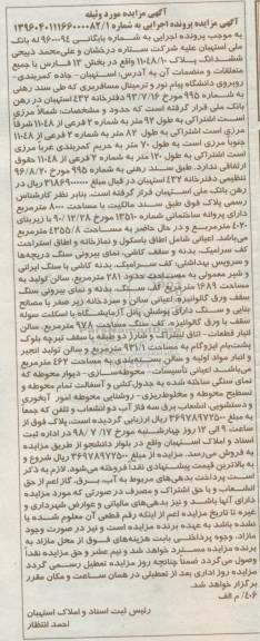 مزایده ،مزایده ششدانگ پلاک 11048.10 بخش 13