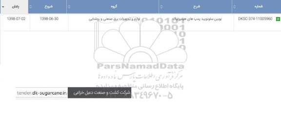 استعلام, استعلام بوبین سلونویید پمپ های هیدرولیک 	