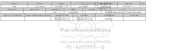 مزایده ، مزایده مغازه تجاری 