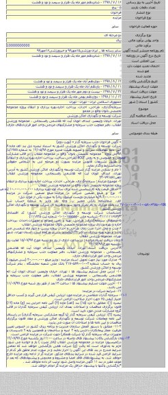 سرمایهگذاری، طراحی، احداث، پرداخت اجاره،بهره برداری و انتقال پروژه مجموعه تخصصی بانوان واقع در مجمو