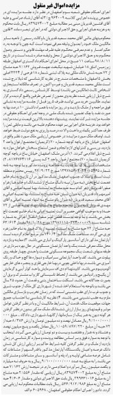 مزایده مزایده فروش 7.162 حبه مشاع از 72 حبه مشاع