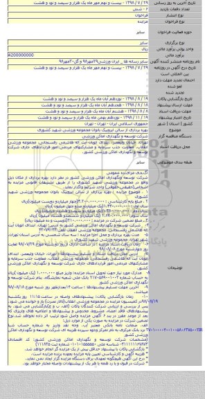 بهره برداری از سالن ایروبیک بانوان مجموعه ورزشی شهید کشوری