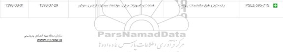 استعلام, استعلام پایه بتونی