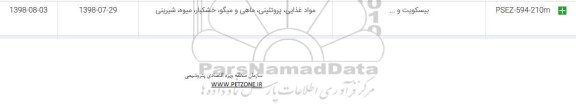 استعلام, استعلام بیسکویت 