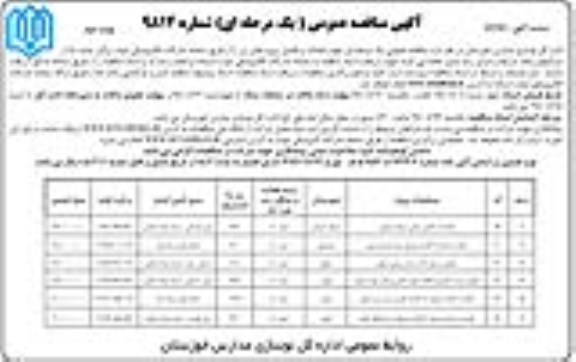  مناقصه عمومی , مناقصه احداث دارالقرآن  و...نوبت دوم