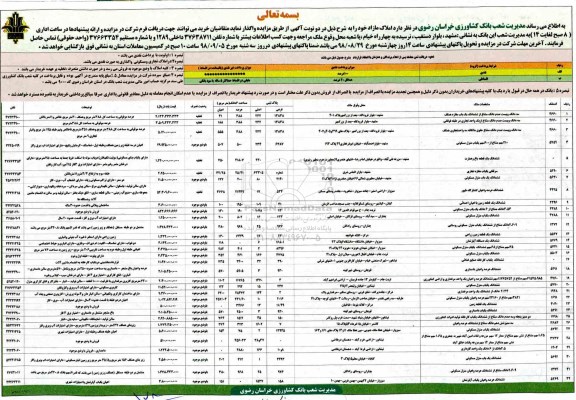 آگهی مزایده ،مزایده واگذاری املاک مازاد 