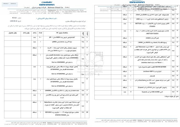 استعلام, استعلام کاغذ شطرنجی مربعی بند SHEEN... 