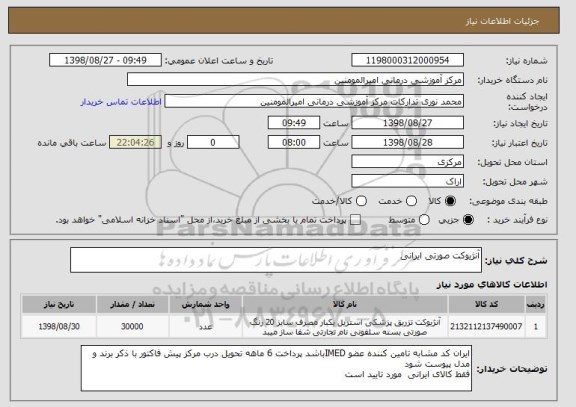 استعلام آنژیوکت صورتی ایرانی