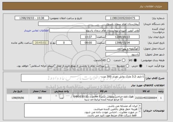 استعلام 1-نایف 3،2 مارک مانی تعداد 300 عدد-