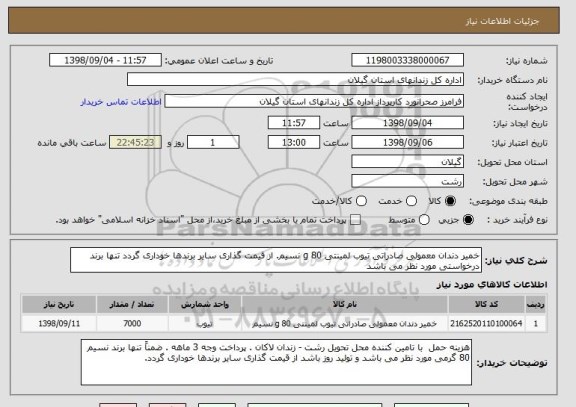 استعلام خمیر دندان معمولی صادراتی تیوب لمینتی 80 g نسیم. از قیمت گذاری سایر برندها خوداری گردد تنها برند درخواستی مورد نظر می باشد