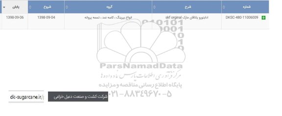 استعلام, استعلام ادابتورو یاتاقان مارک skf orginal