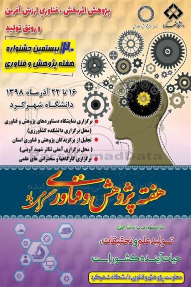 بیستمین جشنواره هفته پژوهش و فناوری 