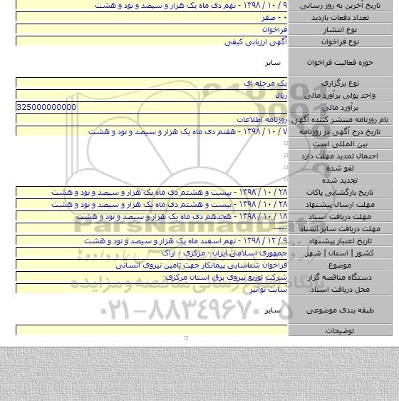 فراخوان شناسایی پیمانکار جهت تامین نیروی انسانی