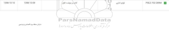 استعلام، استعلام لوازم اداری 
