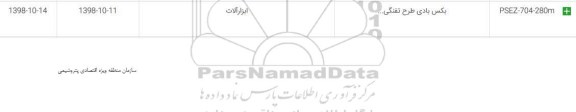 استعلام, استعلام ​بکس بادی طرح تفنگی 	