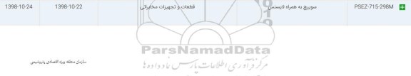 استعلام, استعلام سوییچ به همراه لایسنس 