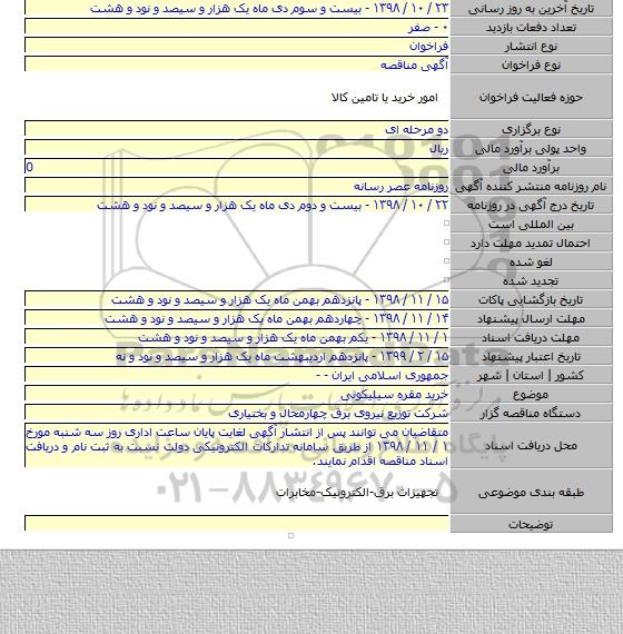 خرید مقره سیلیکونی