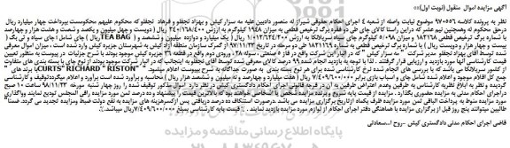 مزایده  چای سیاه و تی بگ  و...