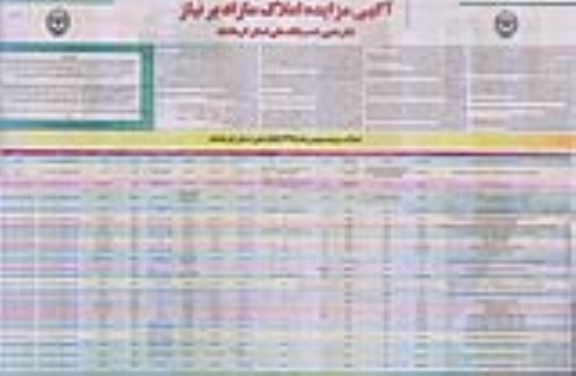 آگهی مزایده مزایده فروش املاک مازاد به صورت نقد و اقساط نوبت اول