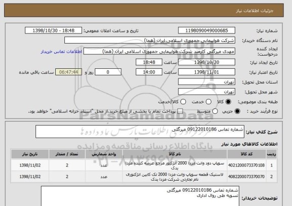 استعلام شماره تماس 09122010186 میرگلی
