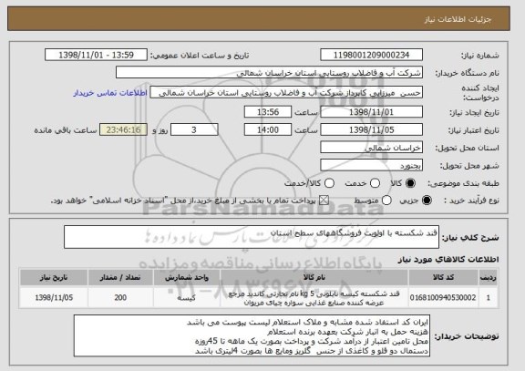 استعلام قند شکسته با اولویت فروشگاههای سطح استان 