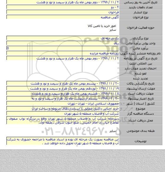 خرید اجناس داکتیل مطابق با استانداردهای مربوطه و ساخت ایران