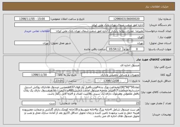 استعلام صندوق اجاره ای 