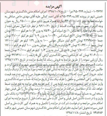 مزایده, مزایده نخ