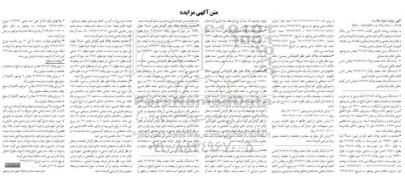 مزایده مزایده ششدانگ زمین 3464.1 بخش دو 