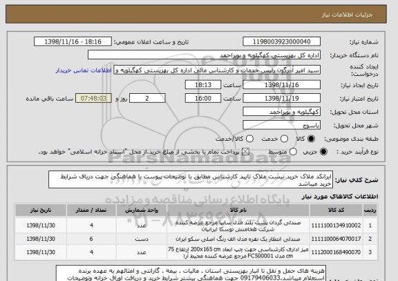 استعلام ایرانکد ملاک خرید نیست ملاک تایید کارشناس مطابق با توضیحات پیوست یا هماهنگی جهت دریاف شرایط خرید میباشد