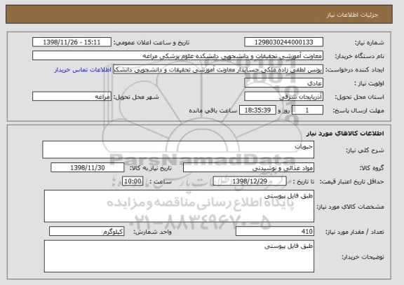 استعلام حبوبات