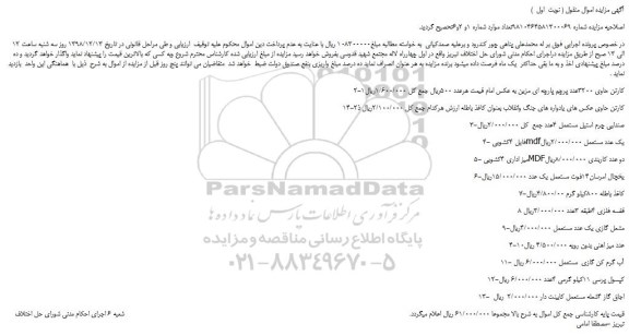مزایده, مزایده 2 کارتن حاوی 3200 عدد پرچم پارچه ای و ...