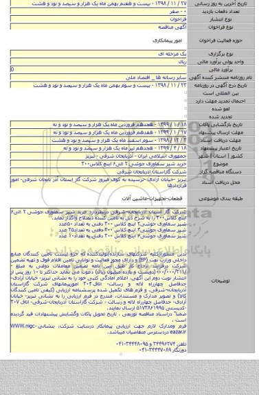 خرید شیر سماوری جوشی ۲ الی۶ اینچ کلاس۳۰۰