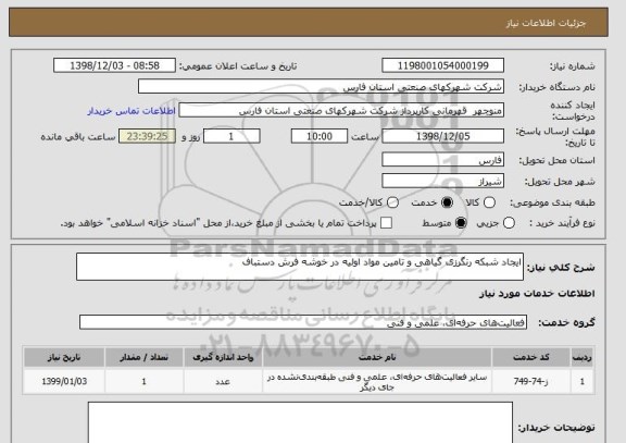 استعلام ایجاد شبکه رنگرزی گیاهی و تامین مواد اولیه در خوشه فرش دستباف 