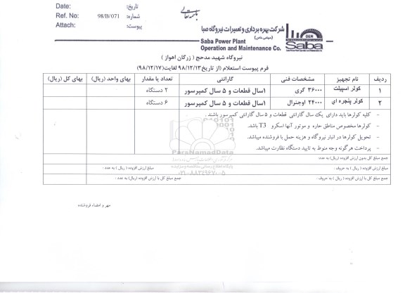 استعلام، استعلام  کولر اسپیلت