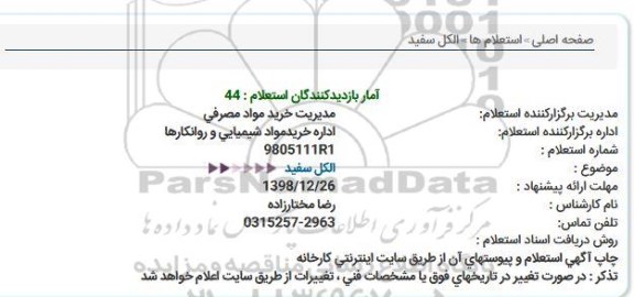 استعلام, استعلام الکل سفید 