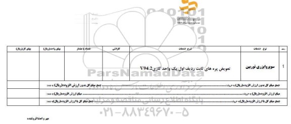استعلام، استعلام سوپروایزری توربین 