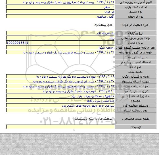 خط کشی سرد راهها