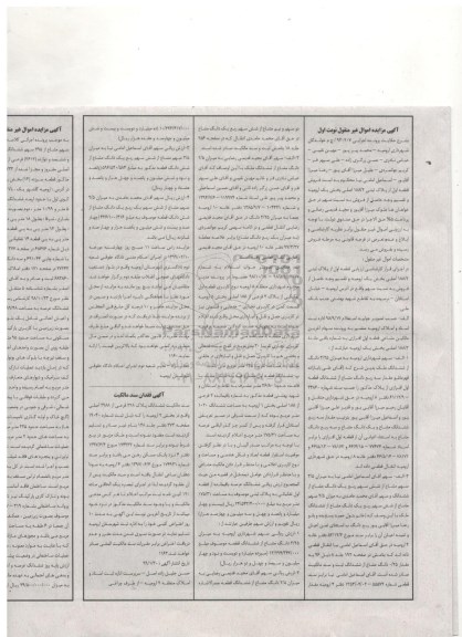 مزایده مزایده 2.25 دانگ از ششدانگ ملک نوبت اول