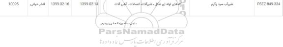 استعلام ، استعلام ​شیرآب سرد و گرم 