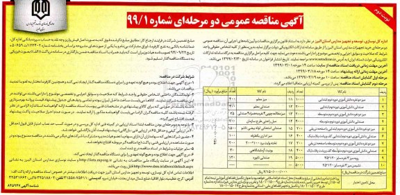 مناقصه عمومی، مناقصه عمومی خرید تجهیزات مدارس - نوبت دوم 