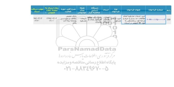 خرید خدمات مشاوره انجام مطالعات حد بستر و حریم