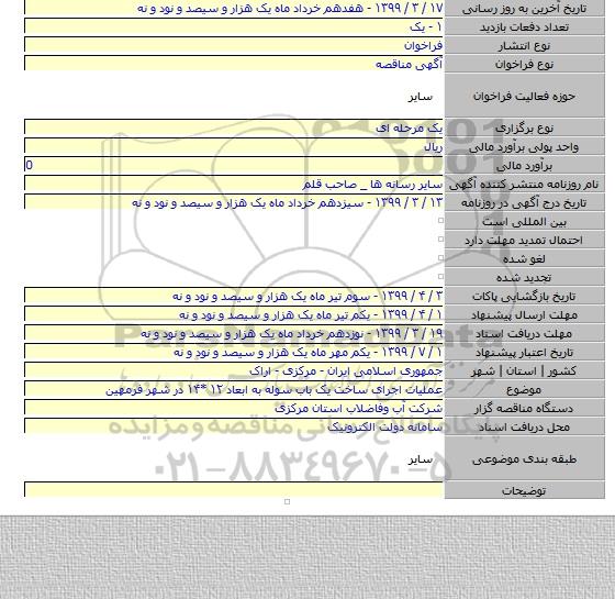 عملیات اجرای ساخت یک باب سوله به ابعاد ۱۲ *۱۴ در شهر فرمهین