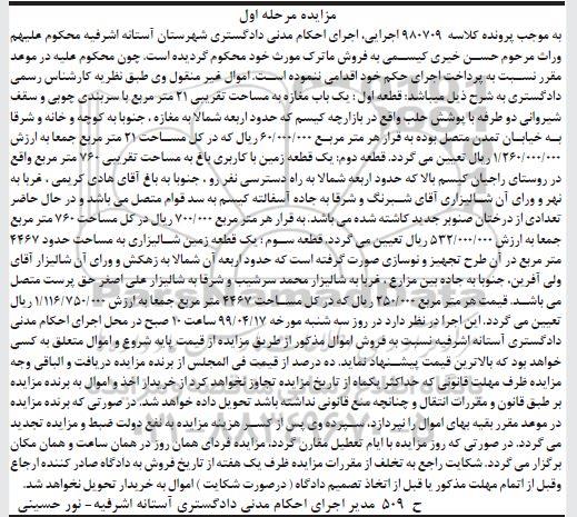 آگهی مزایده،مزایده یکباب مغازه 21 مترمربع مرحله اول