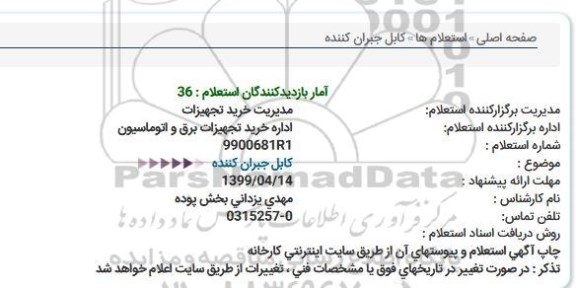 استعلام، استعلام کابل جبران کننده