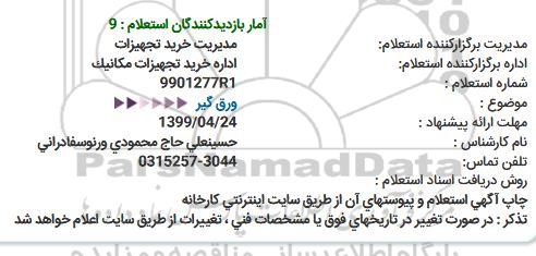 استعلام, استعلام ورق گیر 