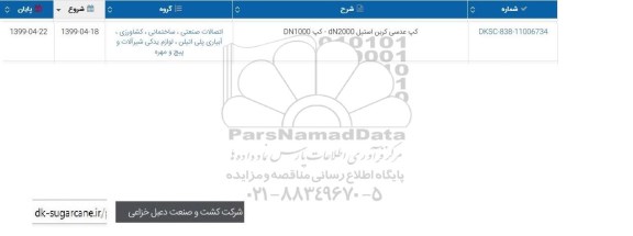 استعلام ، استعلام کپ عدسی کربن استیل DN2000 کپ DN1000