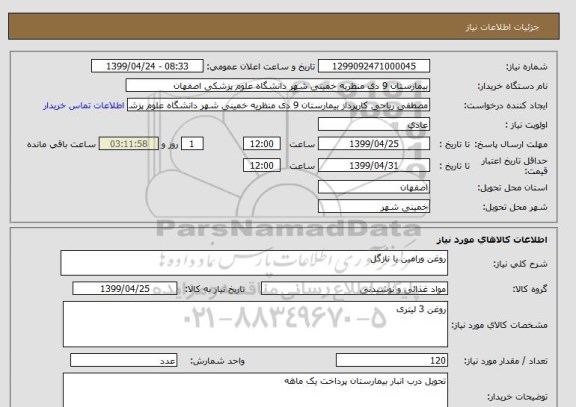 استعلام روغن ورامین یا نازگل